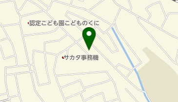 美容室花時計の地図画像