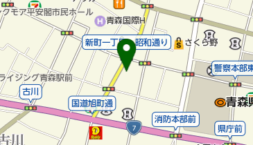 ボン美容室の地図画像