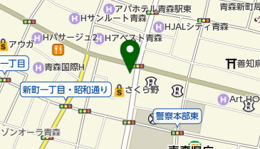 あしや 本店の地図画像