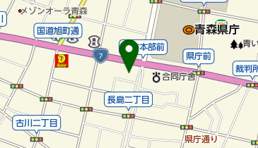 青森県生命保険協会の地図画像