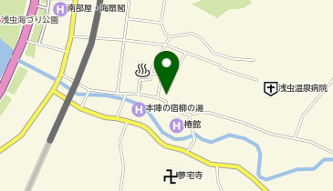 松の湯温泉公衆浴場の地図画像