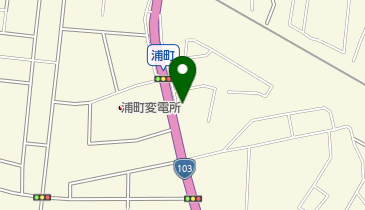 奥崎理容院の地図画像