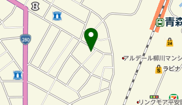 ヒロ理容室の地図画像