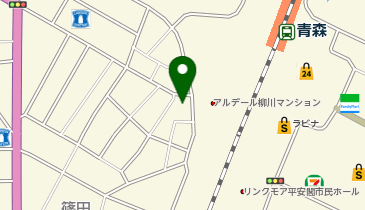 はれやま旅館の地図画像