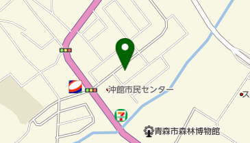 レストランカワツの地図画像