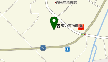 青森県庁 商工労働部 商工政策課 計量検定グループの地図画像