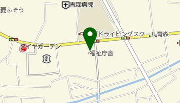 青森県庁 東青地域県民局 地域健康福祉部 こども相談総室・中央児童相談の地図画像