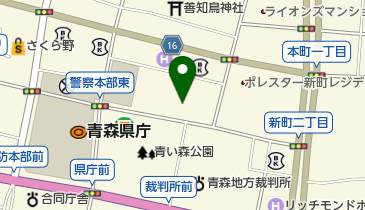 青森県道路公社の地図画像