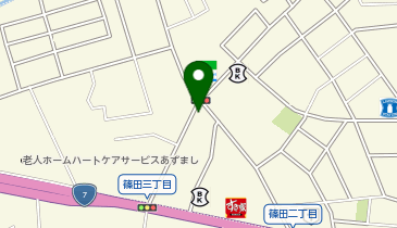 青森市役所 福祉部 篠田福祉館の地図画像