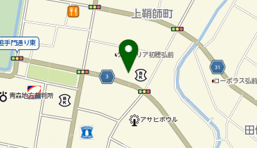 亀屋革具店の地図画像