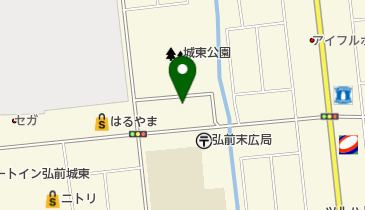 弘前市総合学習センターの地図画像