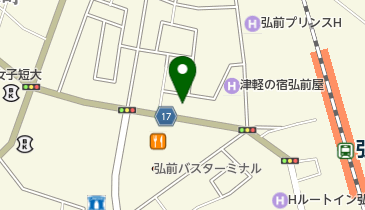 弘前第一生命ビルディング管理室の地図画像