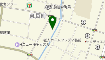 弘前キリスト教会の地図画像