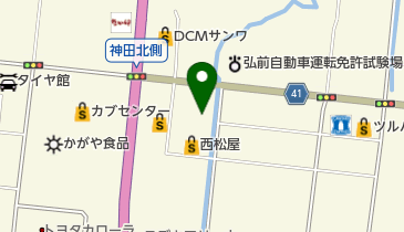 青森県自動車整備振興会弘前支部」(弘前市--〒036-8061)の地図