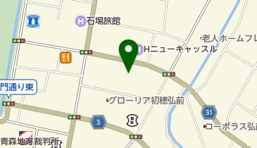 青森県信用保証協会弘前支所の地図画像