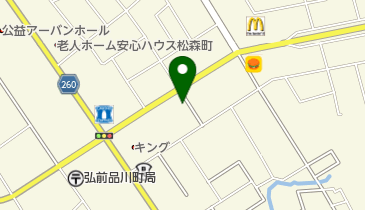 阿部酒店の地図画像