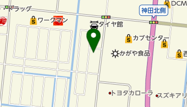 有限会社くるま工房の地図画像