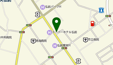 ピザハット弘前店の地図画像