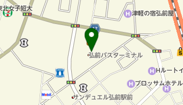 キューティーズの地図画像