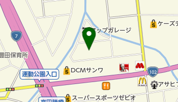 BAL弘前城東店の地図画像