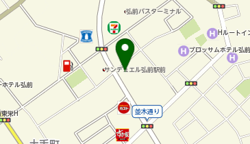 日専連旅行センター弘前支店の地図画像