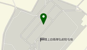 陸上自衛隊 弘前駐とん地の地図画像