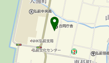 青森県 弘前合同庁舎の地図画像