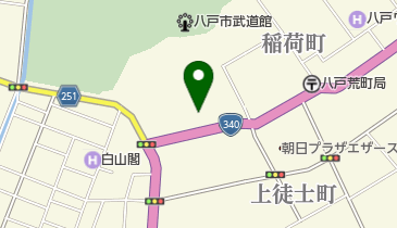 ケアステーションハピネスはちのへの地図画像