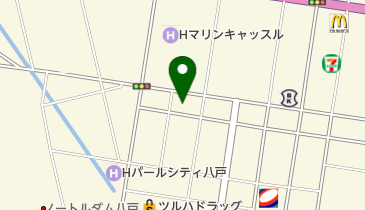 株式会社稲田硝子店城下店・花店の地図画像