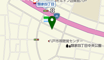楢館硝子店の地図画像