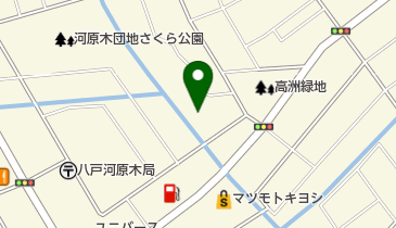 河原木地域集会所の地図画像