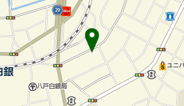 八戸市 白銀公民館の地図画像