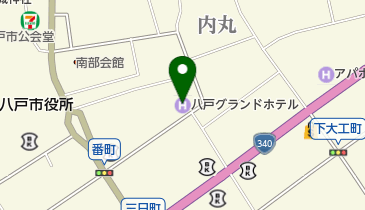 八戸市文化協会の地図画像