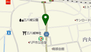 キリスト集会所の地図画像