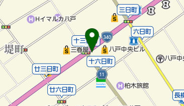 リーガルシューズ八戸店の地図画像
