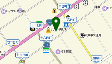 八戸市六日町商店街振興組合の地図画像