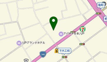 モータープールの地図画像