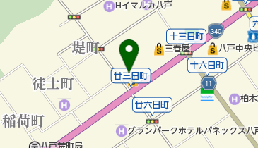 プロポーション・ユニー八戸教室の地図画像