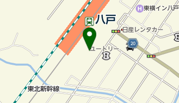 久慈琥珀株式会社八戸店の地図画像