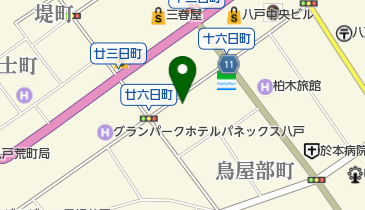 秋田造花店の地図画像