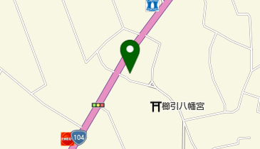 たのおか理容の地図画像
