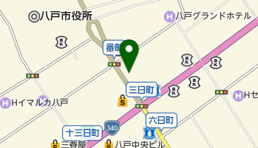 日本旅行八戸支店の地図画像