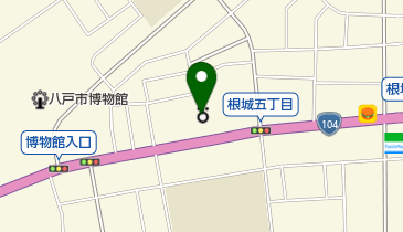 八戸簡易裁判所 民事訴訟係の地図画像