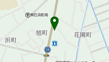 黒石日章プロパンの地図画像