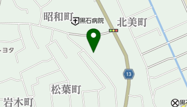 黒石市立 中部公民館の地図画像