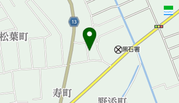 黒石療術院の地図画像