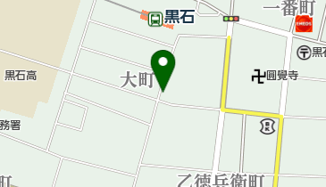黒石カトリック教会の地図画像