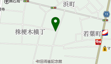 信濃クリーニング店の地図画像