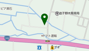 越野商店の地図画像