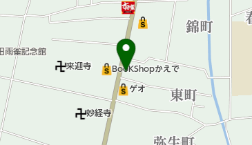 本間精肉店の地図画像